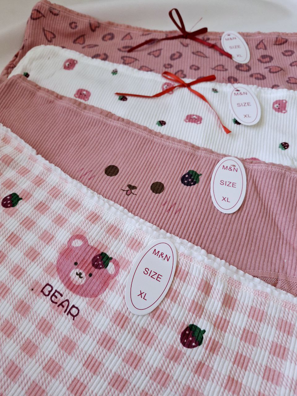 شورت عروسکی تدی صورتی