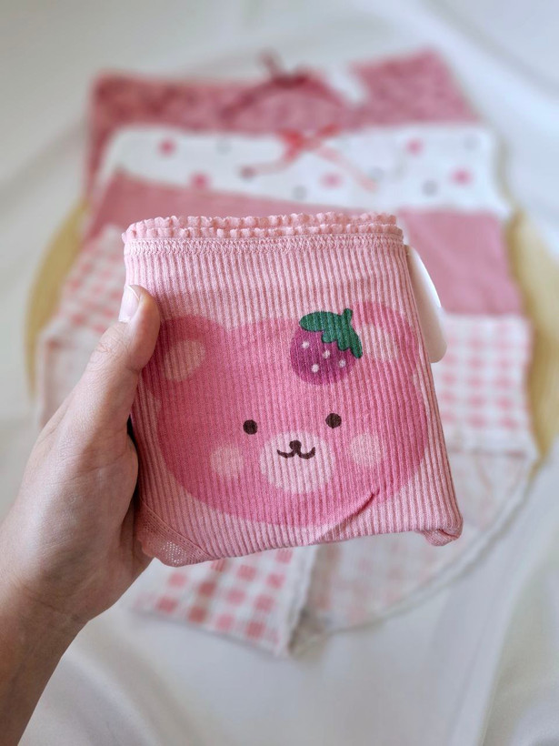 شورت عروسکی تدی صورتی