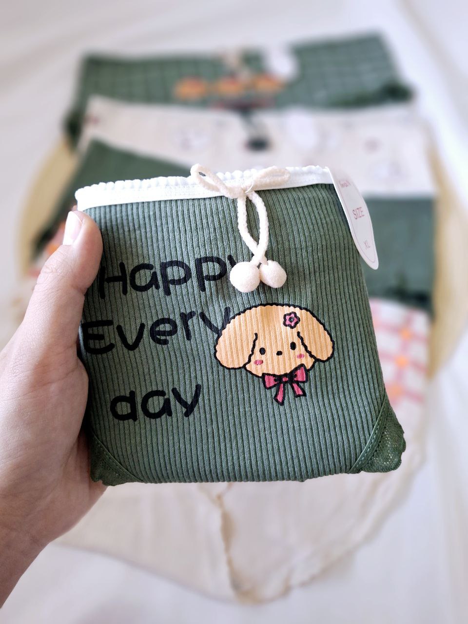 شورت عروسکی پاپی سبز