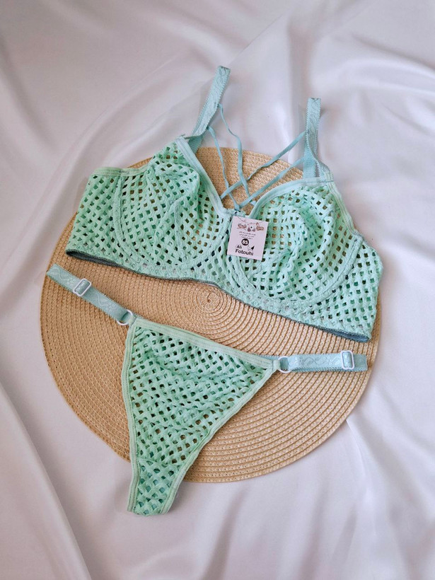 ست شورت و سوتین زنبوری