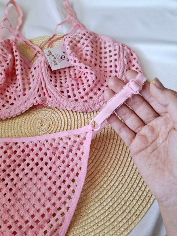 ست شورت و سوتین زنبوری