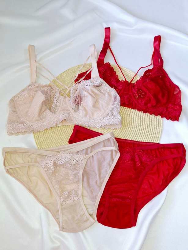 ست شورت و سوتین فنردار چهارهارنسه ژینوس