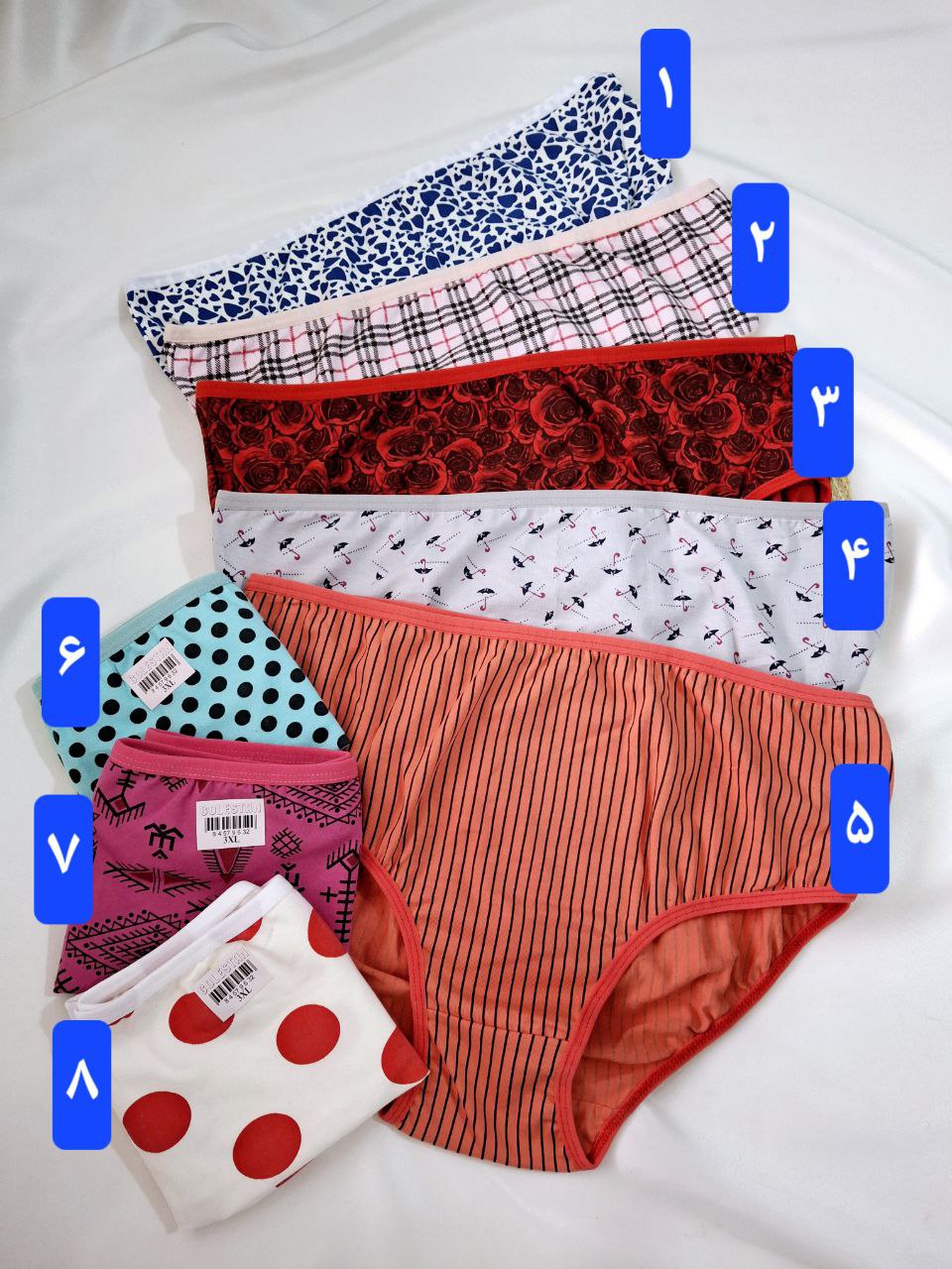 شورت نخ پنبه گلستان سایز 3XL