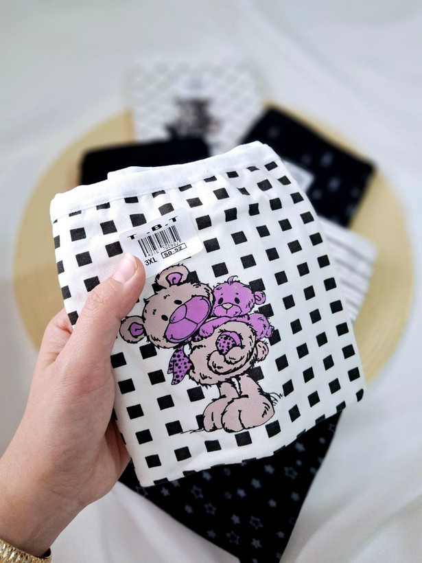 شورت عروسکی تدی مشکی