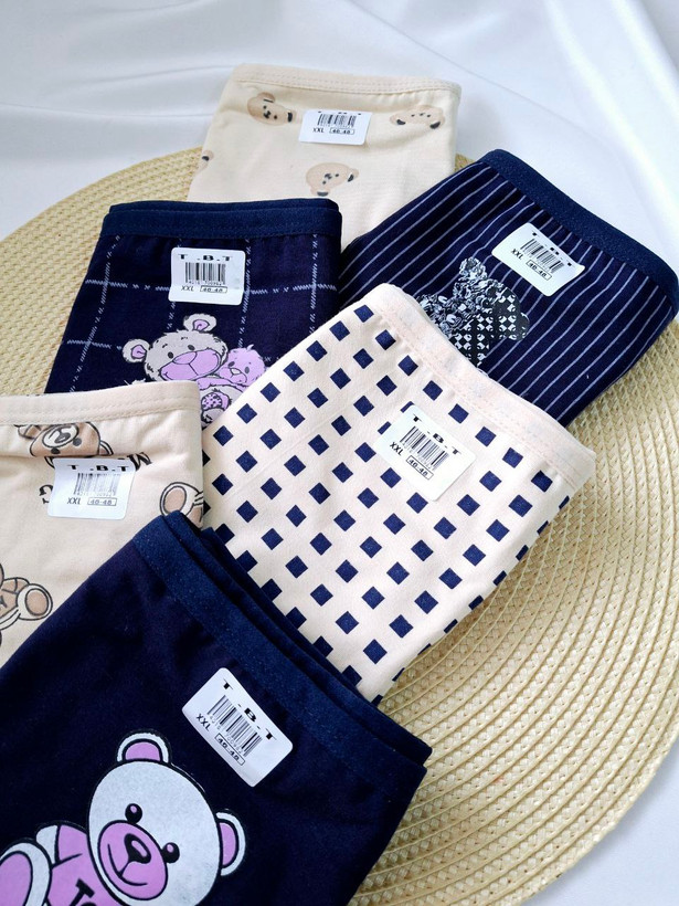 شورت عروسکی تدی سرمه ای سایز L