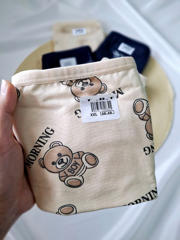 شورت عروسکی تدی سرمه ای سایز XL