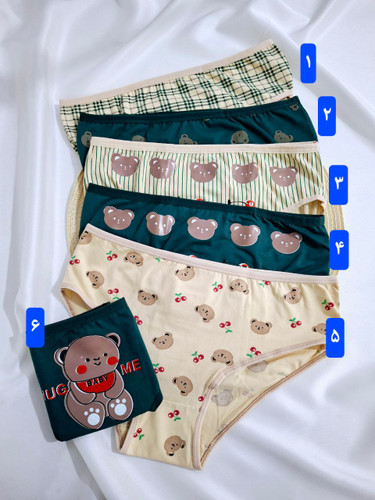 شورت عروسکی تدی سبز ۲ سایز XL