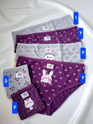 شورت عروسکی خرگوش بنفش سایز 3XL