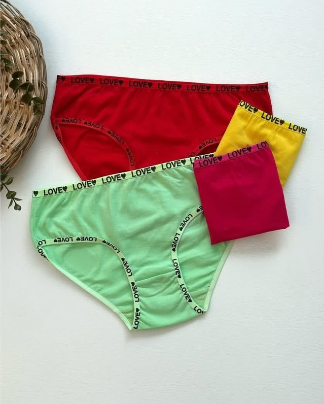 شورت نخی رنگین کمان سایز 2XL