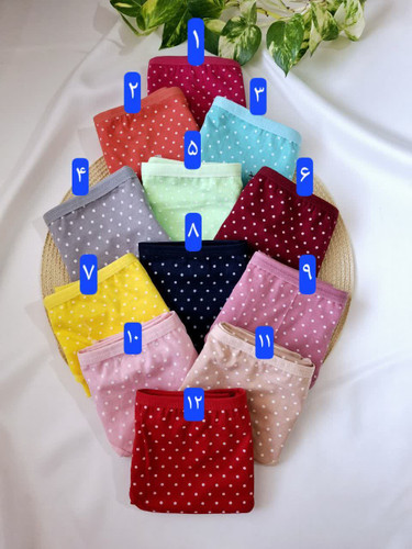 شورت نخی خالدار سایز 3XL