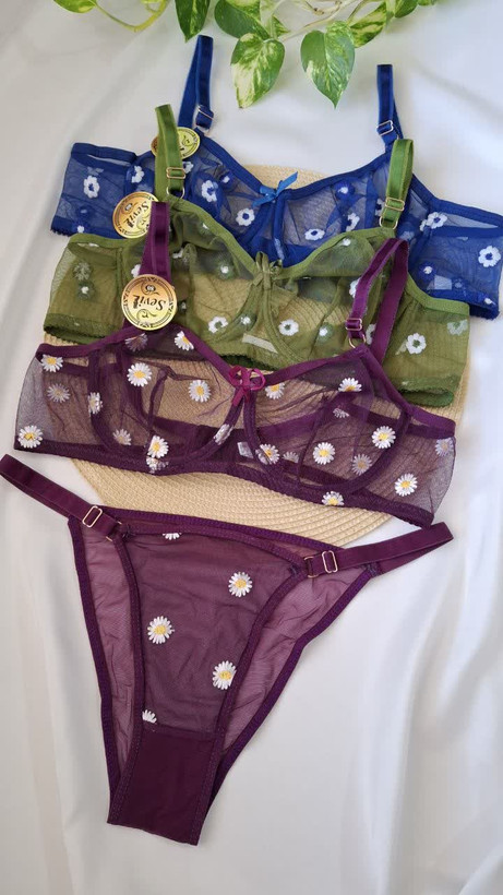 ست شورت و سوتین بابونه