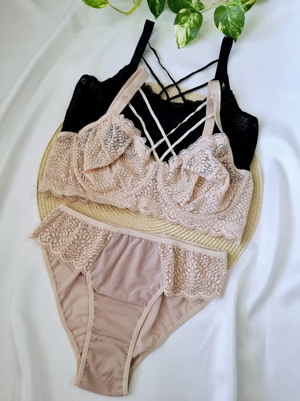 ست شورت و سوتین گندم