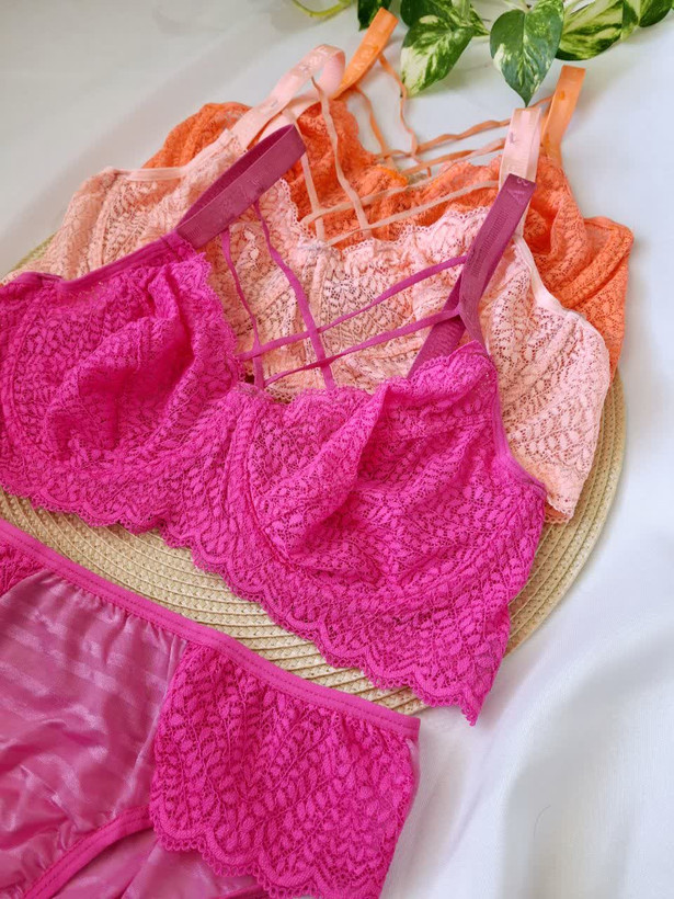 ست شورت و سوتین گندم