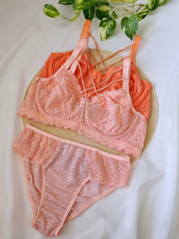 ست شورت و سوتین گندم