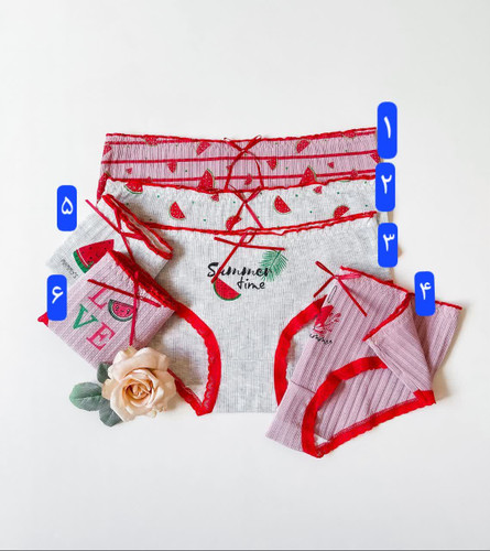 شورت عروسکی هندونه سایز 2XL